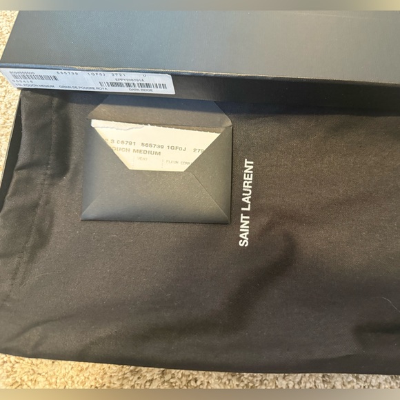 Yves Saint Laurent Dark Beige Pouch - Picture 5 of 8